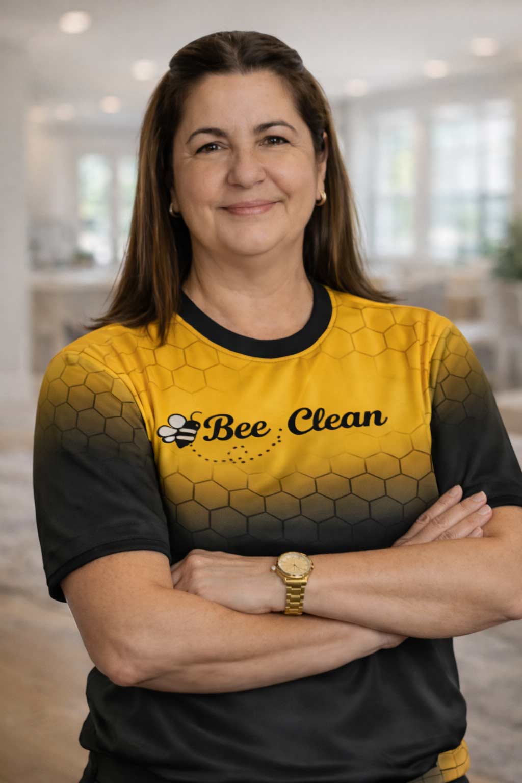 Bee Clean Crew team member